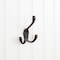 Elements 4" Brushed Oil Rubbed Bronze Large Triple Prong Wall Mounted Hook YT40-400DBAC - alternate 1